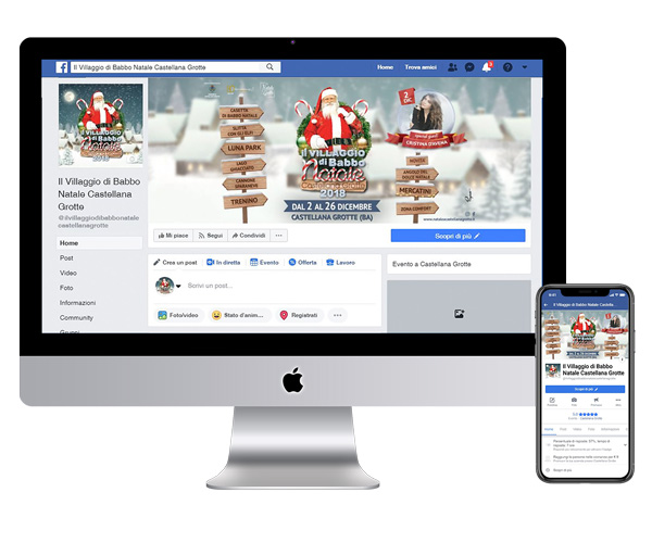 facebook villaggio babbo natale